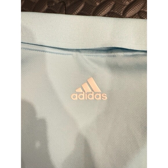 Rare Adidas Men Climacool San Jose State Spartans Polo Shirt Sz XXL Light Blue - Picture 7 of 7